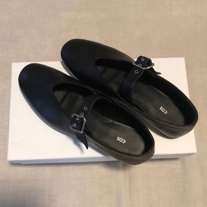 Leather Mary Jane Flats